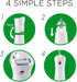 Air Wick Freshmatic Pack de 6 Recambios para Ambientador Automático, Esencia para Casa con Aroma a Oasis Turquesa. Formato ahorro para una frescura duradera en tu hogar. Air Wick - extra