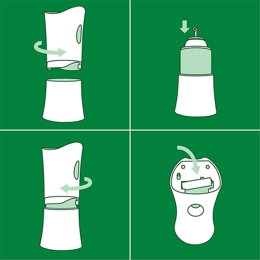 Air Wick Freshmatic Pack de 6 Recambios para Ambientador Automático, Esencia para Casa con Aroma a Oasis Turquesa. Formato ahorro para una frescura duradera en tu hogar. Air Wick - pack