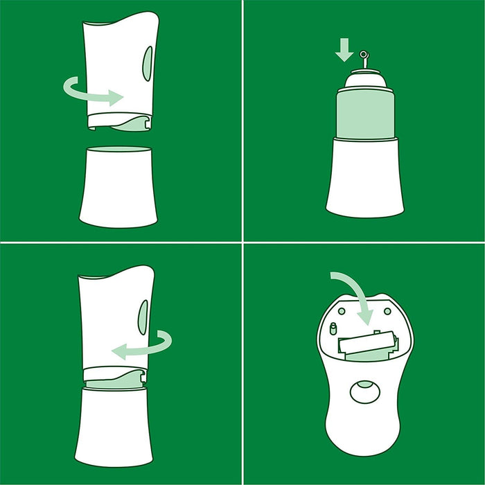 Air Wick Freshmatic Pack de 6 Recambios para Ambientador Automático, Esencia para Casa con Aroma a Oasis Turquesa. Formato ahorro para una frescura duradera en tu hogar. Air Wick - pack