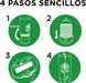 Air Wick Freshmatic Recambio para Ambientador Automático, fragancia Fresia y Jazmín, 265g. Un aroma floral inspirado en flores blancas recién cortadas para un hogar fresco y perfumado. Air Wick - uso