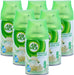 Mega Pack de 6 Recambios Air Wick Freshmatic, Aroma White Bouquet. Ambientador automático para un hogar perfumado por más de un año con la fragancia de flores blancas. Air Wick - presentacion