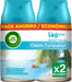 Pack de 2 Recambios Air Wick Freshmatic con aroma Oasis Turquesa. Disfruta de hasta 140 días de una fragancia paradisíaca que elimina los malos olores. Air Wick - frontal