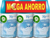 Pack de 3 Recambios Air Wick Freshmatic con Fragancia de Flor. Mantén tu hogar perfumado hasta 210 días con este formato ahorro y su aroma a ropa limpia y fresca. Air Wick - frontal