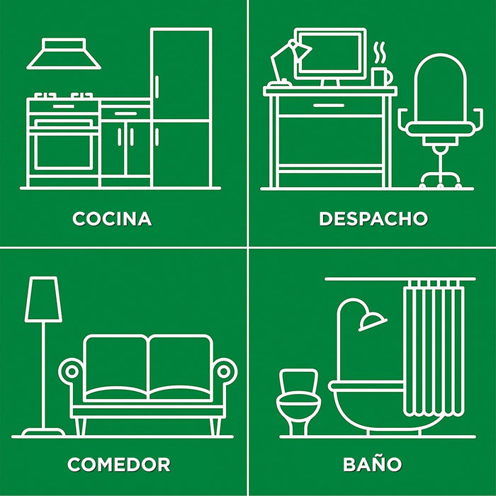 Pack de 3 Recambios Air Wick Freshmatic con fragancias Nenuco y Oasis Turquesa. Un total de 750ml para disfrutar de hasta 6 meses de perfume variado y fresco. Air Wick - ingredientes