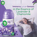 Recambio Air Wick Freshmatic con Aroma a Lavanda, 250 ml. Disfruta de un ambiente tranquilo y natural hasta 60 días con la relajante fusión de lavanda y bergamota. Air Wick - lateral