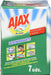 Ajax Estropajos Jabonosos, Mega Pack de 12 paquetes de 7 unidades. La solución definitiva para arrancar la grasa y la suciedad más incrustada en cualquier superficie. Ajax - detalle