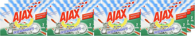Ajax Estropajos Jabonosos, Mega Pack de 12 paquetes de 7 unidades. La solución definitiva para arrancar la grasa y la suciedad más incrustada en cualquier superficie. Ajax - ingredientes