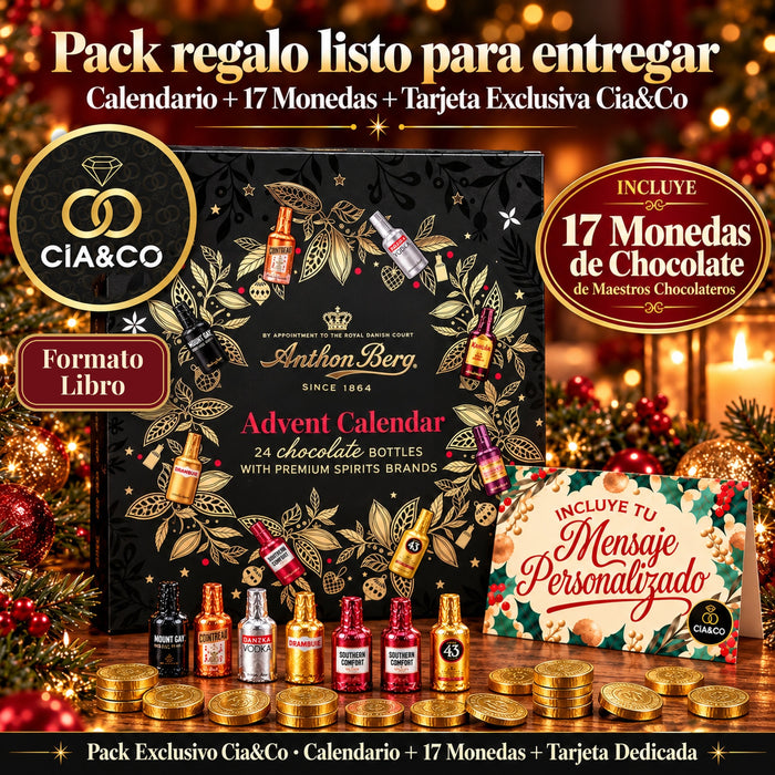 Calendario de Adviento Anthon Berg 2026 + Tarjeta Dedicada Cia&Co