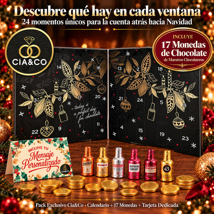 Calendario de Adviento Anthon Berg 2026 + Tarjeta Dedicada Cia&Co