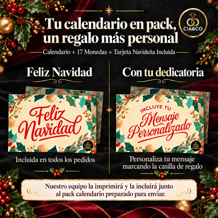 Calendario de Adviento Anthon Berg 2026 + Tarjeta Dedicada Cia&Co