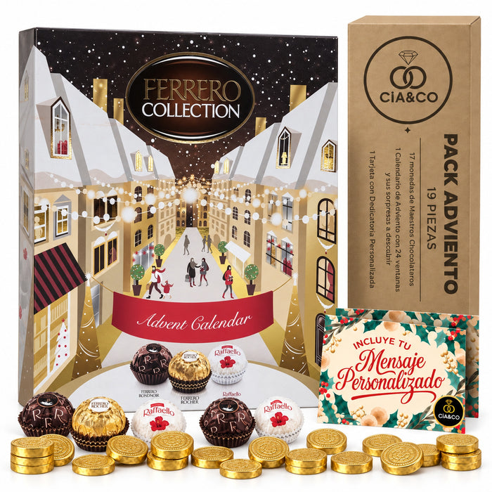 Calendario de Adviento Ferrero Collection 2026 + Tarjeta Personalizada