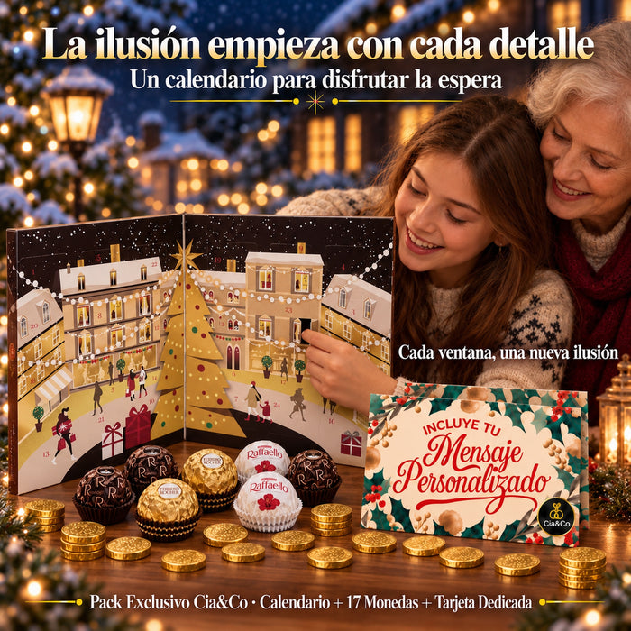 Calendario de Adviento Ferrero Collection 2026 + Tarjeta Personalizada
