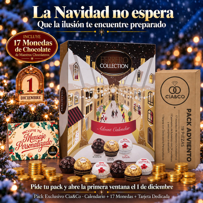 Calendario de Adviento Ferrero Collection 2026 + Tarjeta Personalizada