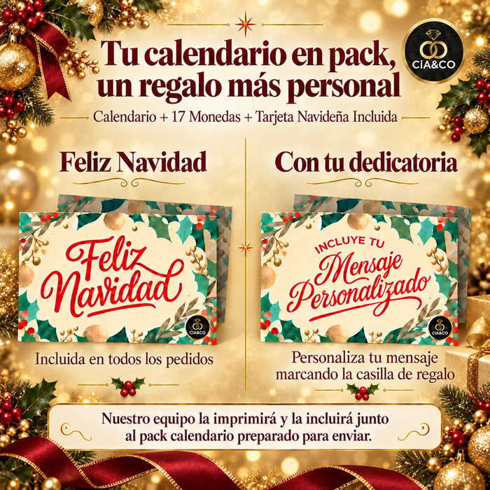 Calendario de Adviento Ferrero Rocher 2026 + Tarjeta Personalizada Cia&Co