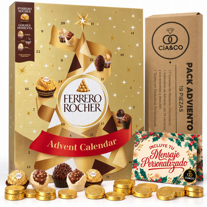 Calendario de Adviento Ferrero Rocher Gran Familia 2026 + Tarjeta Cia&Co