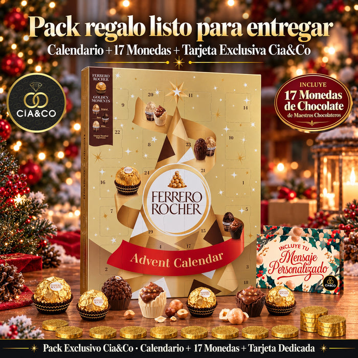 Calendario de Adviento Ferrero Rocher Gran Familia 2026 + Tarjeta Cia&Co