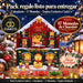 Calendario de Adviento Lindt Chocolate Teddy Casa 2026 + Tarjeta Dedicada