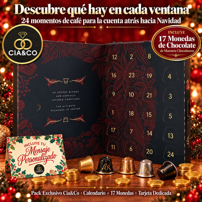 Calendario de Adviento L'OR Espresso 2026 + Tarjeta Cia&Co