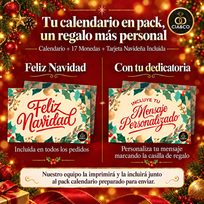 Calendario de Adviento Nestlé La Roja 2026 + Tarjeta Personalizada Cia&Co