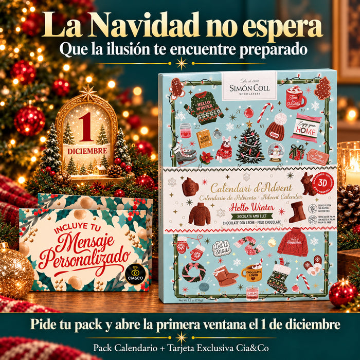 Calendario de Adviento Simón Coll Hello Winter 2026 – cuenta atrás desde el 1 de diciembre de 2026