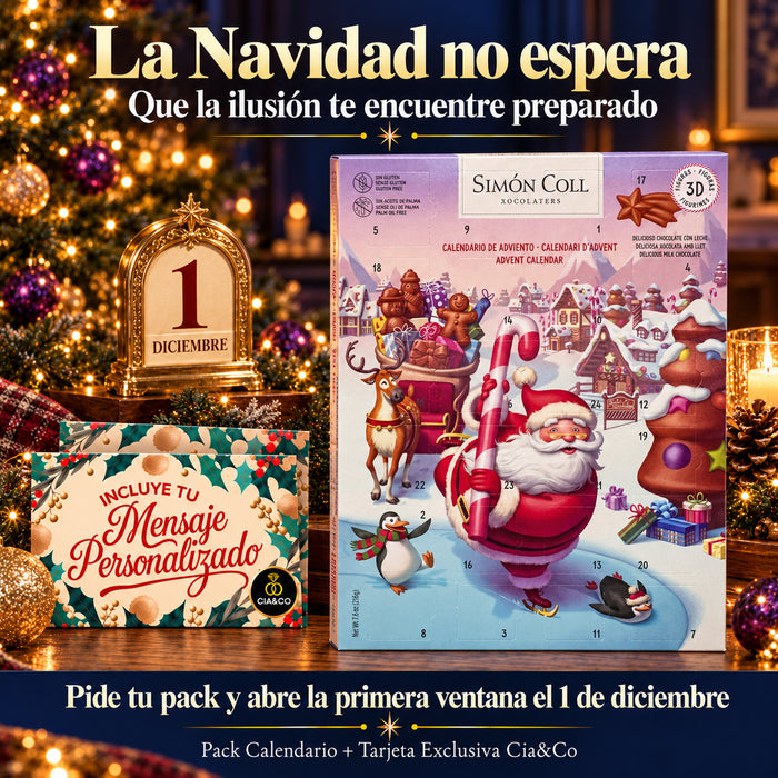 Calendario de Adviento Simón Coll Papá Noel 2026 – cuenta atrás desde el 1 de diciembre de 2026