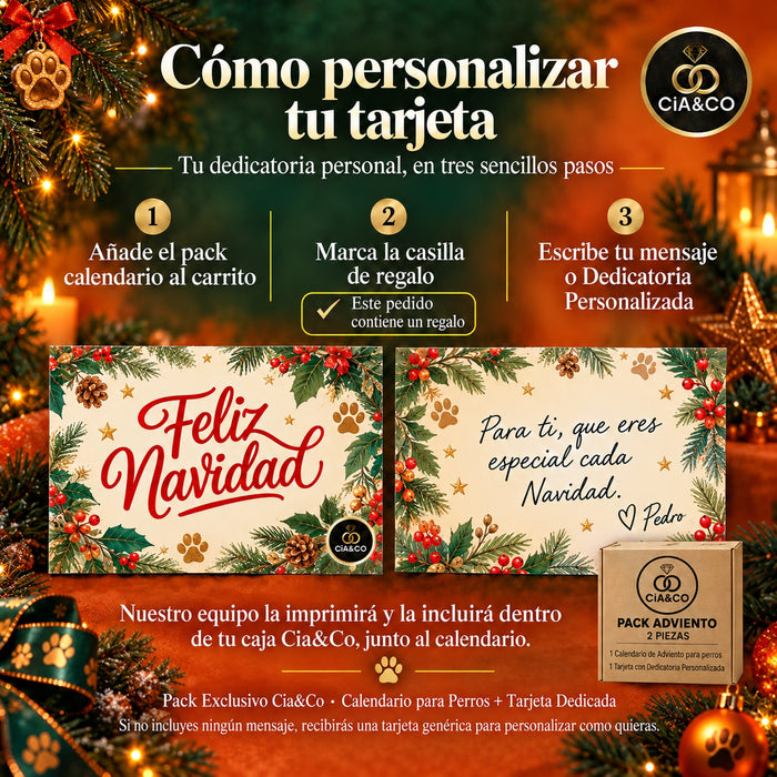 Calendario de Adviento Vitakraft para Perros 2026 + Tarjeta Personalizada