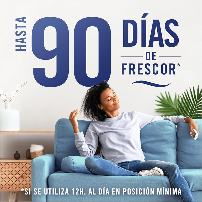 Ambi Pur 3Volution Ambientador Eléctrico Kit con Fragancia Frescor de la Mañana 20ml. Disfruta de un ambiente sin olores y con un perfume que dura 80 días. Ambipur - detalle