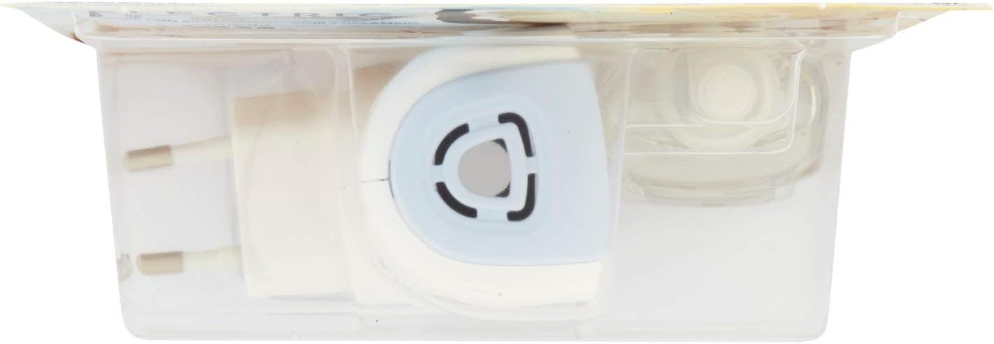 Kit Ambi Pur Ambientador Eléctrico, fragancia Vainilla (21,5 ml). Incluye difusor y recambio con tecnología Odourclear para eliminar olores y perfumar hasta 80 días. Ambipur - uso