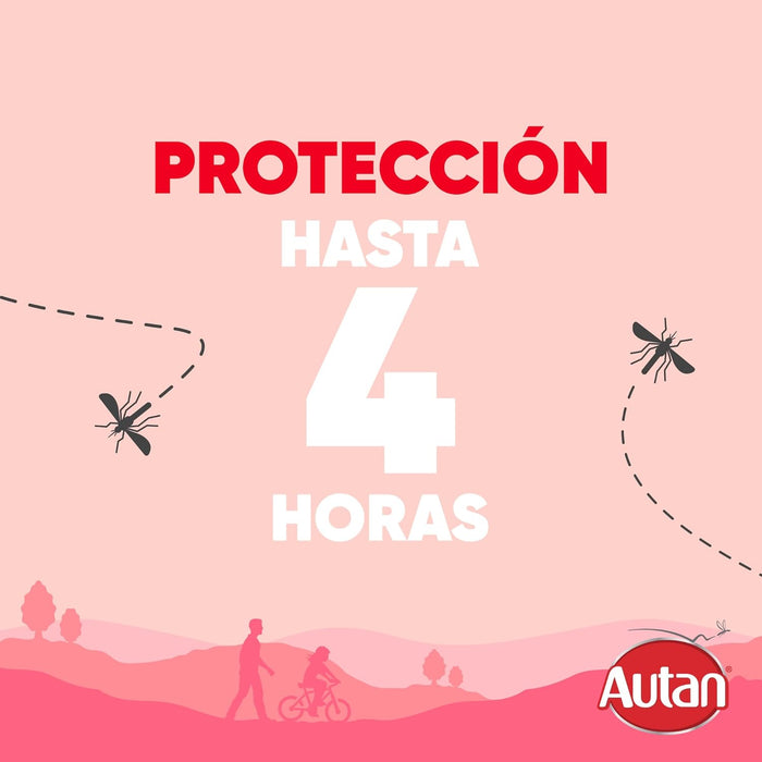 Autan Family Care Spray Seco, Repelente de Mosquitos para toda la familia, 100ml. Ofrece hasta 4 horas de protección inmediata contra picaduras con una sensación suave en la piel. Autan - ingredientes