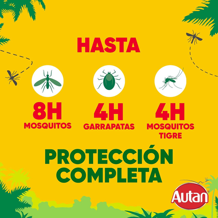 Autan Protection Plus Repelente de Mosquitos en Vaporizador (100 ml). Protección eficaz y duradera de hasta 8 horas contra mosquito común, tigre y garrapatas. Autan - detalle
