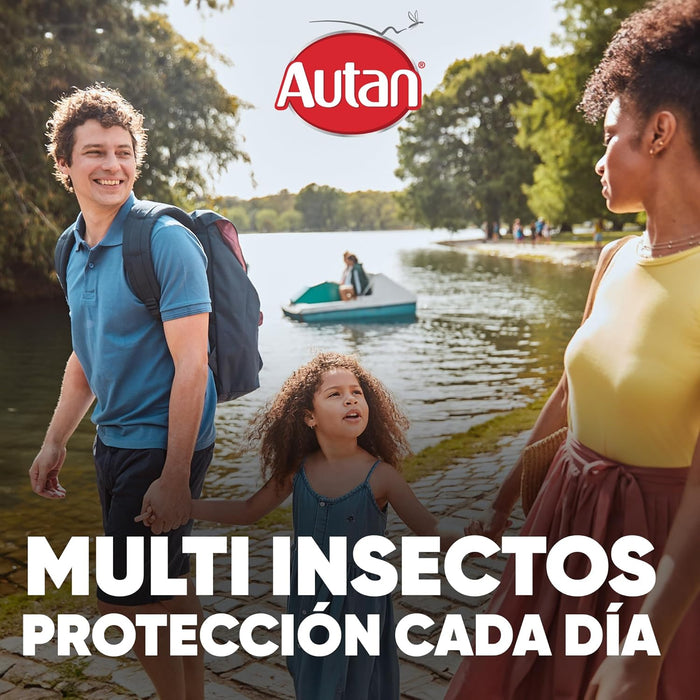 Autan Protection Plus Repelente de Mosquitos en Vaporizador (100 ml). Protección eficaz y duradera de hasta 8 horas contra mosquito común, tigre y garrapatas. Autan - presentacion
