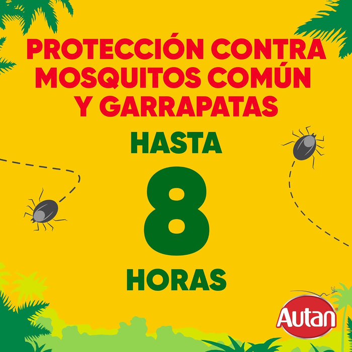 Autan Protection Plus Repelente de Mosquitos en Vaporizador (100 ml). Protección eficaz y duradera de hasta 8 horas contra mosquito común, tigre y garrapatas. Autan - uso