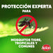 Autan Tropical Repelente de Mosquitos en Spray Seco, 100ml. Máxima protección de hasta 8 horas contra mosquitos comunes, tropicales y tigre. Ideal para viajes y zonas de riesgo. Autan - detalle