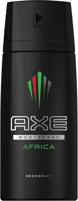 AXE Africa Desodorante Antitranspirante en Spray para Hombre, 150ml. Protección avanzada contra el sudor y el mal olor con una fragancia exótica y sensual de larga duración. Axe - detalle