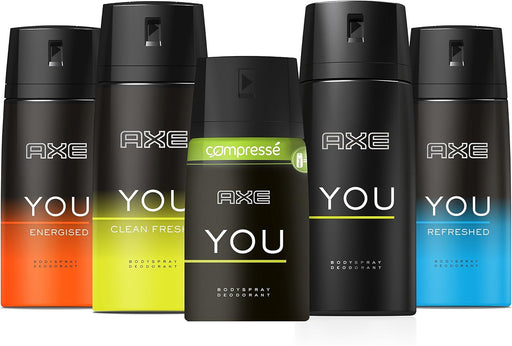 AXE Africa Desodorante Antitranspirante en Spray para Hombre, 150ml. Protección avanzada contra el sudor y el mal olor con una fragancia exótica y sensual de larga duración. Axe - pack