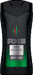 AXE Africa Gel de Ducha, Pack de 4x250ml. El regreso de un clásico con una fragancia exótica, sensual y duradera para el hombre aventurero y explorador. Axe - frontal