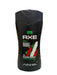 AXE Africa Gel de Ducha para Hombre, Pack de 3x250ml. Limpieza refrescante con una misteriosa fragancia oriental de cedro, ámbar dulce y almizcle. Axe - frontal