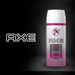 AXE Anarchy for Her Desodorante Bodyspray para Mujer, Pack de 3x150ml (450ml). Protección de 48 horas con una fragancia frutal y floral irresistible y duradera. Axe - lateral
