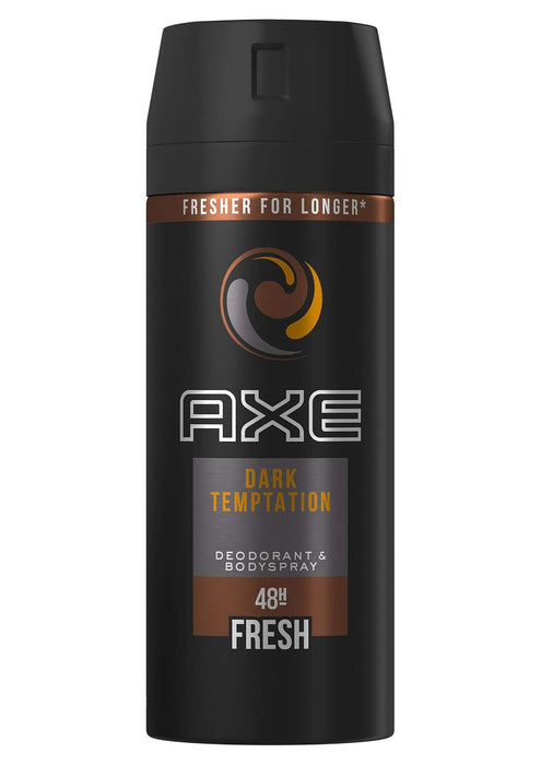 AXE Dark Temptation Neceser Duo para Hombre. El regalo ideal que combina la protección diaria del desodorante bodyspray de 150ml con la intensidad del Eau de Toilette de 100ml. Axe - ingredientes