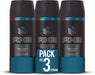 AXE Ice Chill Desodorante Bodyspray para Hombre, Pack Ahorro 3x150ml (450ml). Protección 48h y frescor instantáneo con aroma a menta y limón helados. Axe - frontal