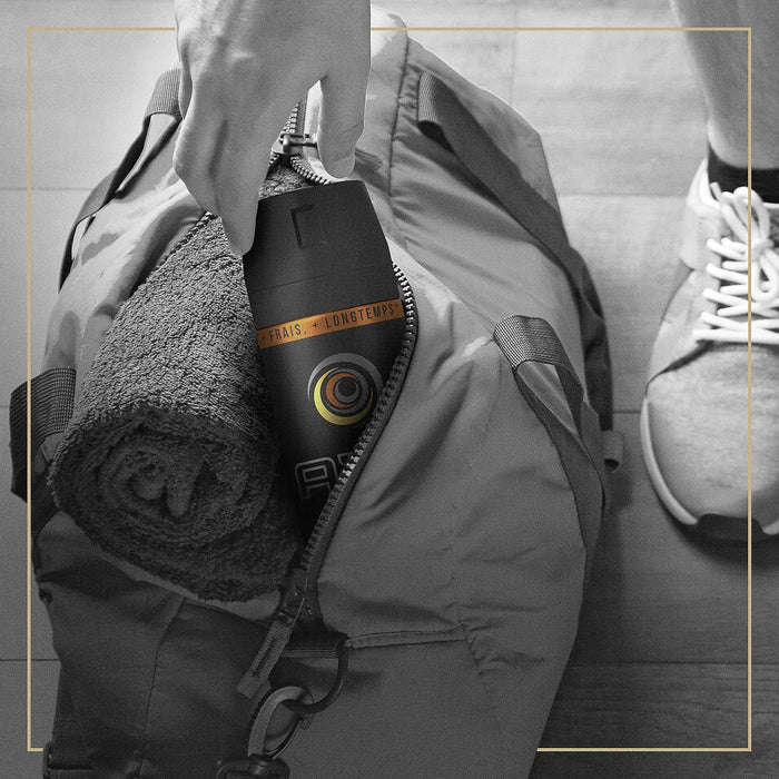 AXE Musk Desodorante Spray Corporal para Hombre, Pack de 6x150ml (900ml). La icónica fragancia a almizcle en un formato ahorro para una protección y frescura total. Axe - presentacion