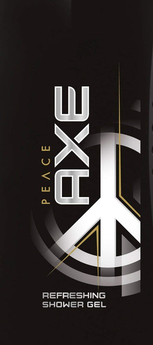 AXE Peace Gel de Ducha, Mega Pack de 6x250ml. Limpieza revitalizante con una fragancia masculina y fresca de cítricos, nuez moscada y madera de cedro. Axe - detalle