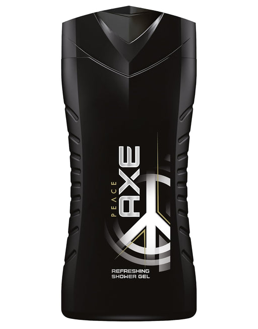 AXE Peace Gel de Ducha, Mega Pack de 6x250ml. Limpieza revitalizante con una fragancia masculina y fresca de cítricos, nuez moscada y madera de cedro. Axe - frontal