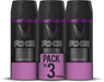 AXE Provocation Desodorante Spray para Hombre, Pack de 2x150 ml (300 ml en total). Fragancia leñosa y seductora para una protección duradera contra el sudor y el mal olor. Axe - extra