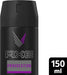 AXE Provocation Desodorante Spray para Hombre, Pack de 2x150 ml (300 ml en total). Fragancia leñosa y seductora para una protección duradera contra el sudor y el mal olor. Axe - pack
