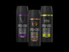 Lote Sorpresa de 2 Desodorantes Axe para Hombre (2x150 ml). Un pack de modelos aleatorios ideal para descubrir nuevas fragancias y mantenerte siempre fresco y protegido. Axe - detalle