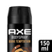 Mega Pack de 6 Desodorantes Axe Dark Temptation (6x150 ml). Bodyspray para hombre con 48h de protección, Tecnología Dual Action y un irresistible aroma a chocolate. Axe - uso