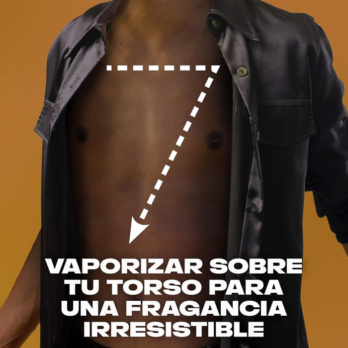 Mega Pack de 6 Desodorantes Axe Gold (6x150 ml). Bodyspray para hombre con 48h de protección, Tecnología Dual Action y un aroma a madera de agar y vainilla. Axe - extra
