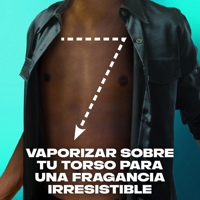 Mega Pack de 6 Desodorantes Axe Ice Chill (6x150 ml). Bodyspray para hombre que baja 6°C la temperatura corporal al instante, con un aroma a menta y limón helado. Axe - zoom