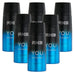 Mega Pack de 6 Desodorantes Axe You Refreshed (6x150 ml). Un bodyspray con una fragancia masculina, limpia y revitalizante para una máxima protección y frescura. Axe - frontal